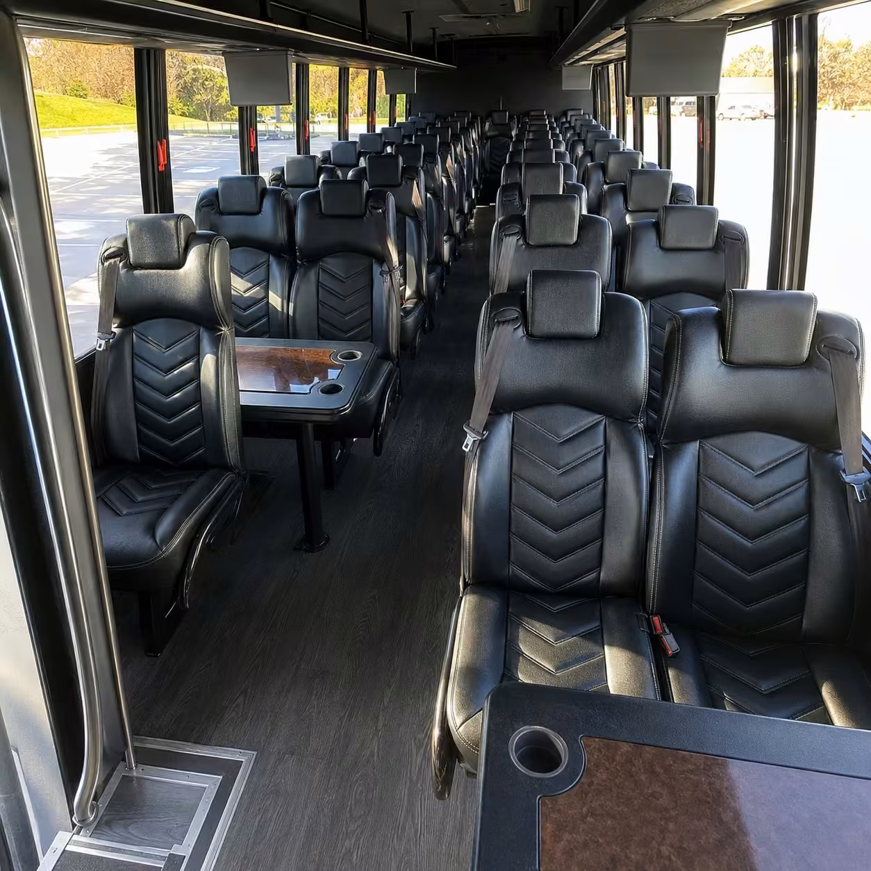 15 35 passenger minibus inside